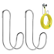 Matybobe Stainless Steel Hose Hook 44lbs Bearing Multifunctional Cable Hanger RV Trailer Yacht