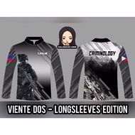 NEW Criminology Polo Shirt Long Sleeve Drifit for Men Women with Surname Full Sublimation with Zippe