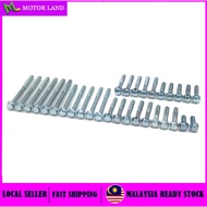 YAMAHA LC135 LC135ES LC135V1 V1 / Y125 Y125ZR Y125Z 125Z 125ZR CRANKCASE FULL ENGINE COVER SCREW COM