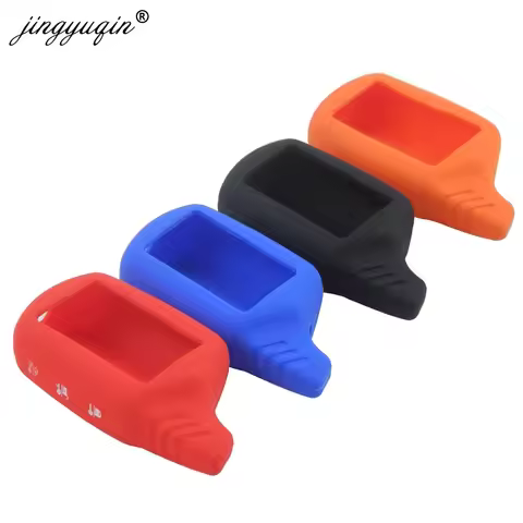 jingyuqin B9/B6 Silicone Case for Starline B91 B61 A91 A61 KGB FX-5 Jaguar ez-one LCD Keychain Car R