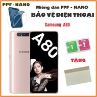 NANO - PPF sticker protects Samsung A80 phone against high-quality screen breakage