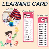 Math Flash Cards For Kids Educational Learning Math Flash Cards Student Stationery Supplies