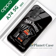 Softcase kaca OPPO A74 5G Planet case [CP137-OPPO A74 5G] | Case OPPO A74 5G | Kesing hp OPPO A74 5G
