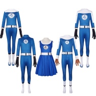 Adult Men Movie Fantastic Four Cosplay Costume Superhero Zentai Party Bodysuit Jumpsuit
