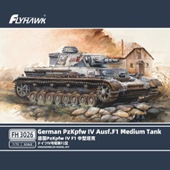 Children's Toy Assembly Model flyhawk 1/72 German No. 4 F1 Type Medium Tank FH3026