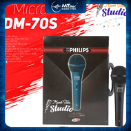 Micro Karaoke Có Dây Philips DM-70S hợp kim nhôm được sơn tĩnh điện sóng cao tần cho tiếng hát nhẹ h