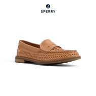SPERRY WOVEN SEAPORT PENNY รองเท้าโลฟเฟอร์ ผู้หญิง สีน้ำตาล ( FLT - 13966819 )