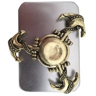 GUN ANCHOR FINGER GYRO EDC FOCUS TOY FIDGET SPINNER (CHAMPAGNE GOLD)