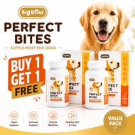 【Mega Sale】Buy 1 Free 1 | BIG PAW Perfect Bites Dog Supplement 100 Tablets | Total 2 Bottles