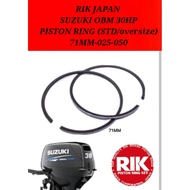 RIK JAPAN DT30HP SUZUKI PISTON RING (STD/oversize) # 2 stroke outboard engine part