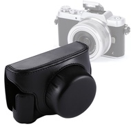 กระเป๋าใส่กล้องถ่ายรูปหนัง PU กล้องเต็มรูปแบบพร้อมสายสำหรับ Panasonic Lumix GF7 / GF8 / GF9