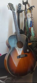 原價3900HKD Epiphone Sunburst Acoustic Guitar Not YAMAHA Martin Taylor ibanez 木吉他