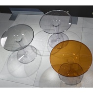 Creative Coffee Table Side Table Small round Table Transparent Negotiation Simple Modern Corner Tabl