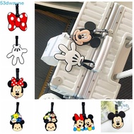 DWAYNE Cartoon Luggage Tag, PVC Boarding Pass Airplane Suitcase Tag, Portable Information Card Aircr