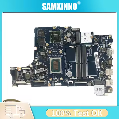 For DELL Inspiron 5575 5775 Mainboard LA-F121P CAL51 01N0P9 0PV8CV 0GMXP8 09XH0N 0R9NMC R3 R5 R7 Lap