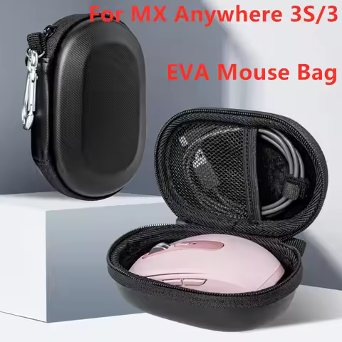Mouse Bag for Logitech MX Anywhere 3S Mouse Storage Bag Hard EVA Box For Anywhere 3 Mice Travel Carr