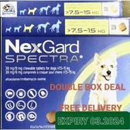 NEXGARD SPECTRA MEDIUM DOUBLE BOX DEAL