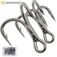 6 Times Treble Hooks for Big Game 50/20pcs Bluefish Salmon Kingfish 8# 6# 4# 2# 6X Strong Treble Sea