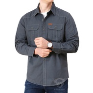 EAGLADE Cargo Long Shirt Men 1388.M-6XL.In Green