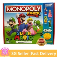 Monopoly Junior Super Mario Edition Board Game, Fun Kids' Game Ages 5 and Up