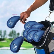 HARRIETT Golf Iron Headcover Iron Wedge Protector Sports 8Pcs Protector Case Golf Iron Covers Set Pr