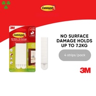3M™ Command™ Large Picture Hanging Strips, 17206, No Surface Damage, Holds Up to 7.2kg, 4 pcs/pack, 