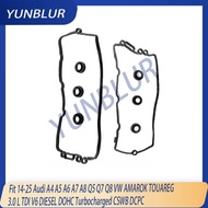 Valve Cover Gasket For 14-25 Audi A4 A5 A6 A7 A8 Q5 Q7 Q8 VW AMAROK TOUAREG 3.0 LTDI V6 DIESEL DOHC 