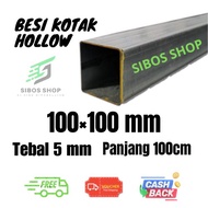 Besi Kotak Hollow 10x10cm (100x100mm) Tebal 3mm Panjang 100cm