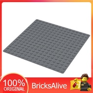 [BricksAlive] LEGO ACCESSORIES 16 x 16 Studs Dark Bluish Gray Base Plate 6098