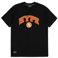 HYPE Spot cotton T-shirt monogram logo print for men and women couples simple atmosphere