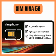 Sim 5G 10 số Vinaphone VD90 BIG120 D169G Khuyến Mãi DATA KHỦNG FREESHIP - CHƯA KÍCH HOẠT.