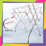 RF Living Stainless steel Clothes hanger / Wing Hanger Cloth Laundry Dryer Rack Ampaian Pakaian Penyidai Pakaian Baju