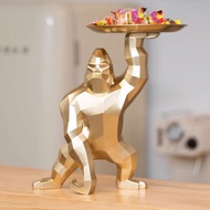 DT59-131 King Kong Model Holding A Gold Tray. B4-4