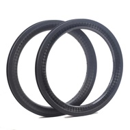 1pcs Rim Basikal Karbon 16 Inci 1 3/8" 349 38mm Tinggi Untuk Basikal Lipat Brompton Fnhon Minivelo 1