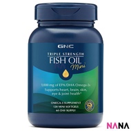 GNC Triple Strength Fish Oil 120 mini softgels