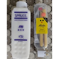 (free iron) Rebonding and Small Straightener Iron rebonding Hair Straightening Cream for Keratin Hai
