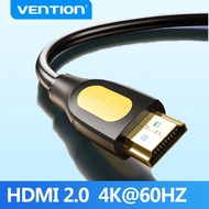 【COD】Vention สาย HDMI ต่อทีวี High Speed เชื่อมทีวี HDMI Male to Male 2.0 Cable สายต่อโทรศัพท์tv Wit