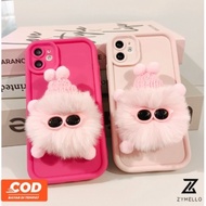 Phone Case Iphone 11 Iphone 7P Iphone 8P Iphone XR Cute cartoon plush chicken shockproof TPU phone case