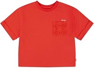 Girl's KT-Knit TOP, Hibiscus, 8 Years, Hibiscus, 2-8 Jahre