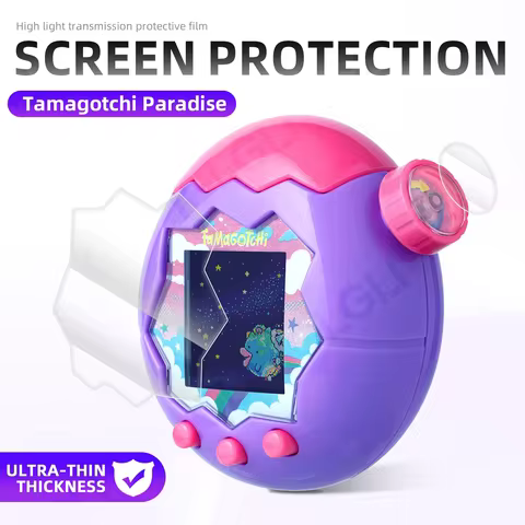 Screen Protector for Tamagotchi Paradise Clear HD Soft Full Coverage Protection Film for Tamagotchi 