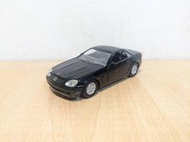 ~ 阿開王 ~ Welly Mercedes-Benz R170 SLK230 AMG 賓士 硬頂敞篷 黑 1/43