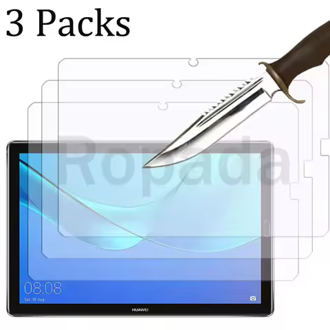 3PCS Glass screen protector for Huawei mediapad M6 M8 10.8 8.4 Turbo pro lite 10.1 8.0 T3 T5 9.6 M3 