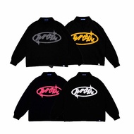 WP Company - Knitwear BOXY Delight Black Football Knit Unisex Sweater / Men's & Women's Knitted Swea