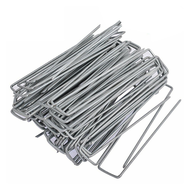 HAPPY TIME-Gardening Planting Fixed Ground Spikes U Shaped Landscape Ground Pin Garden Stakes Securi