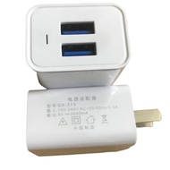 5V 2A charger 5V2A 2 USB phone charger