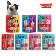 (15g.x20 Packs) Toro (Toro Toro) Cat Lick Treats Great Value Pack New Package