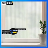 Frosted Glass Window Film Sun Blocking Non Adhesive Heat Blocker Static Window Clings Opaque Decorat