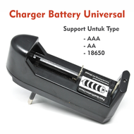 Charger Baterai universal AAA / AA / 18650 Cas Baterai Desktop Rechargeable cell vape Karoke