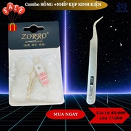 Combo 2 Piece Genuine zippo cotton + tweezers, zippo accessories, cheap zippo accessories