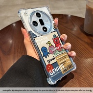 Guanglu | Ốp lưng điện thoại chống rơi Beer Bear cho OPPO A5 Pro A3/A2 Airbag Clear A1 A55S A58 A56S